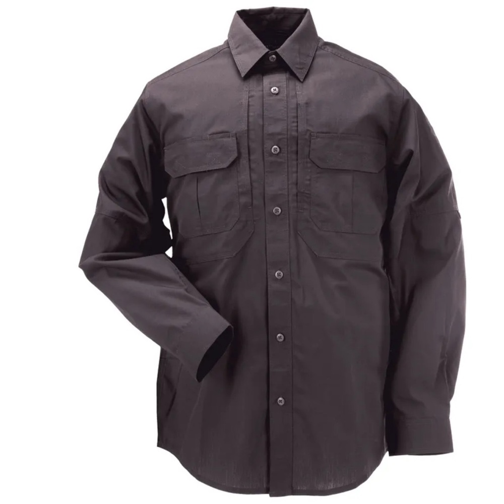 MENS 5.11 TACLITE® PRO LONG SLEEVE BUTTON UP SHIRT Charcoal Gray XL style 72175
